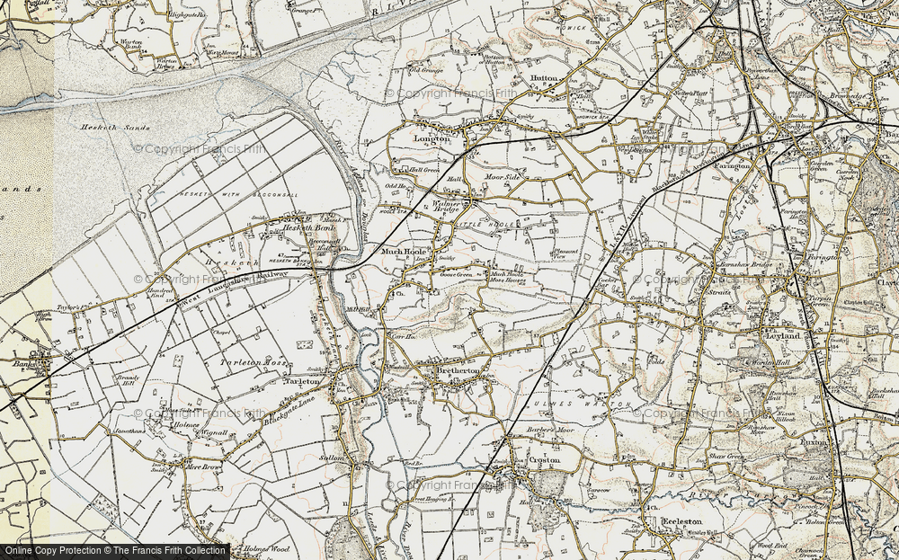 Old Map of Goose Green, 1902-1903 in 1902-1903