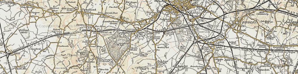 Old map of Goose Green in 1903