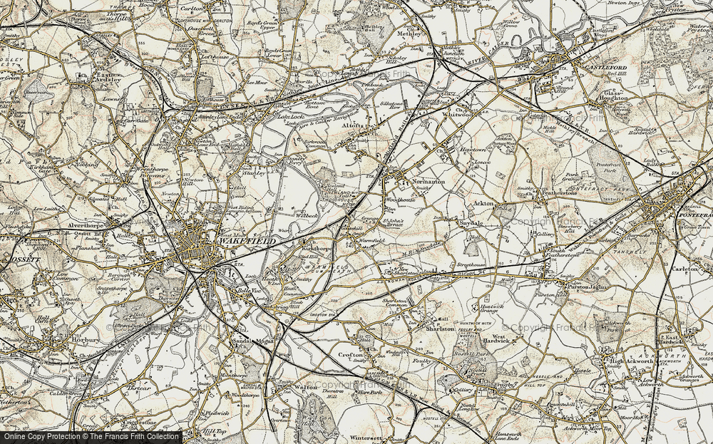 Old Map of Goosehill, 1903 in 1903