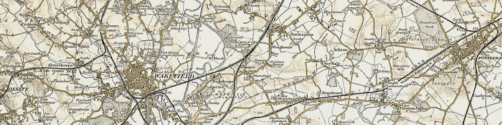 Old map of Goosehill in 1903