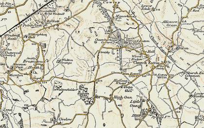 Old map of Goosemoor in 1902