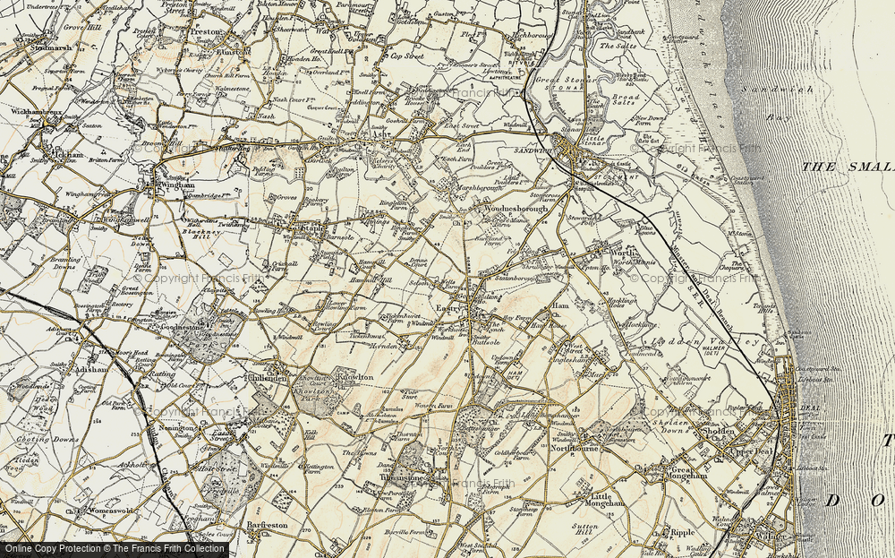 Old Map of Gore, 1898-1899 in 1898-1899
