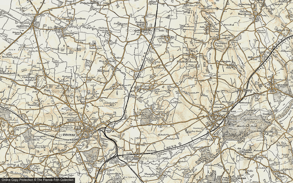 Old Map of Gore, 1899 in 1899