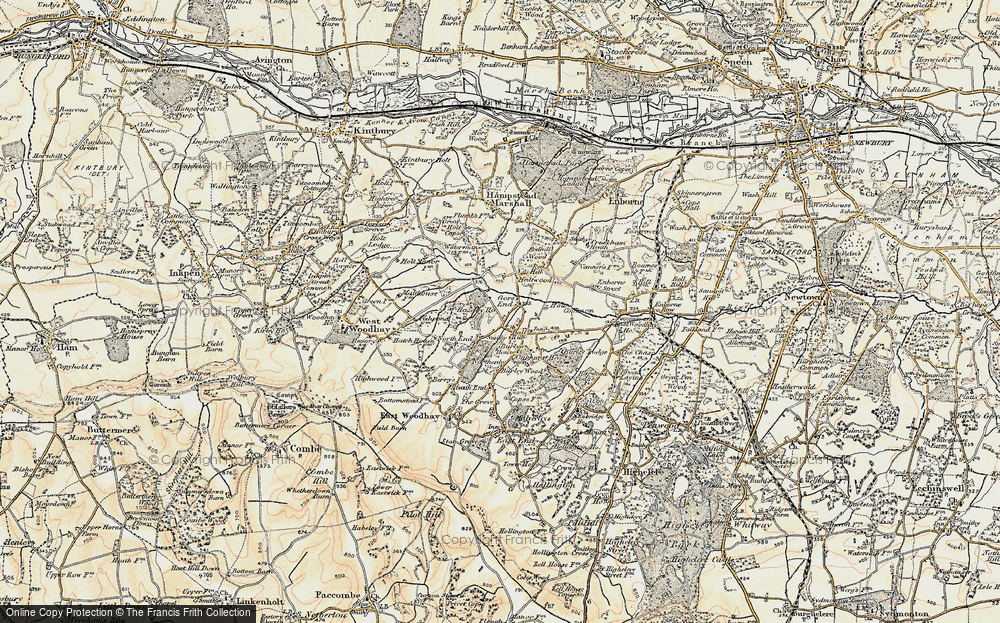 Old Map of Gore End, 1897-1900 in 1897-1900