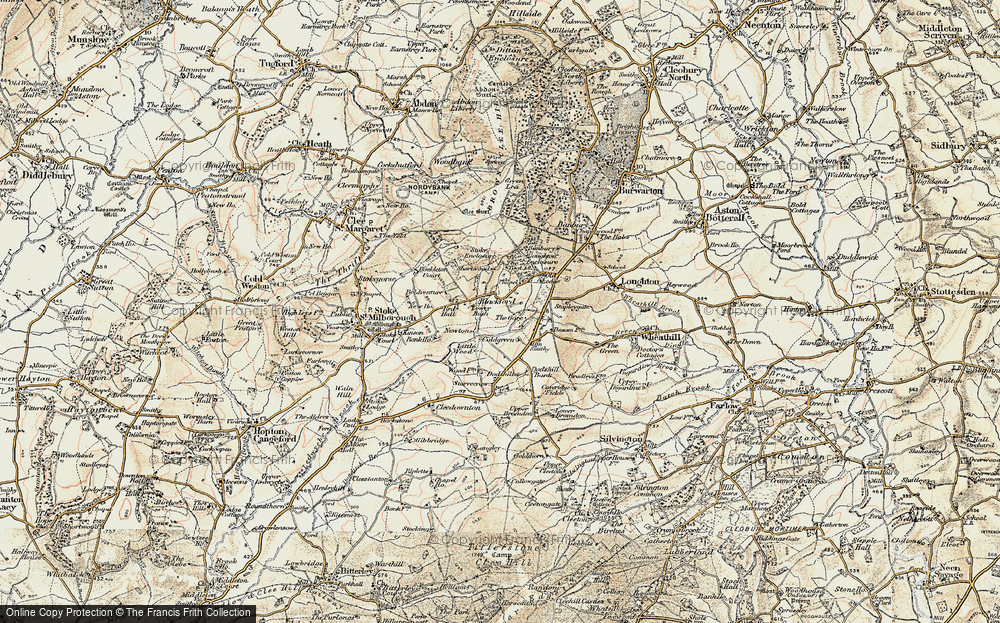 Old Map of Gore, The, 1901-1902 in 1901-1902