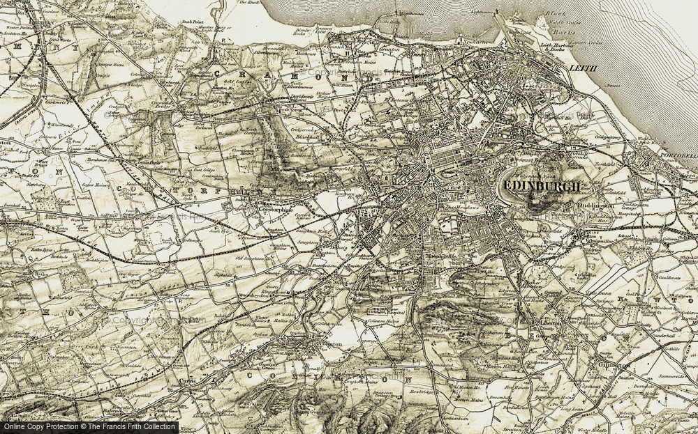 Old Map of Gorgie, 1903-1904 in 1903-1904