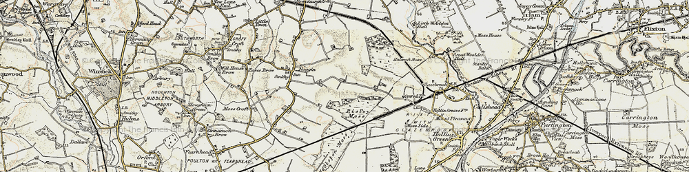 Old map of Gorse Covert in 1903