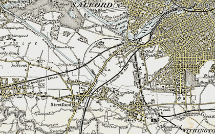 Old map of Gorse Hill in 1903
