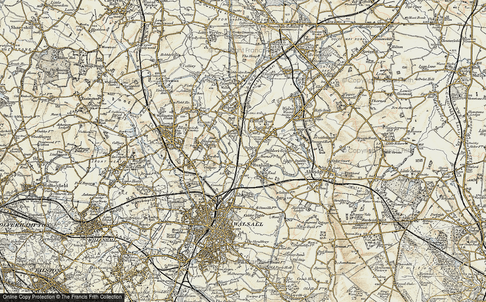 Old Maps of Goscote, West Midlands - Francis Frith