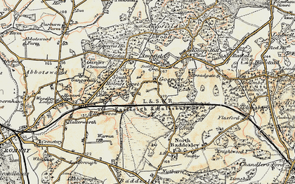Old map of Gosport in 1897-1909