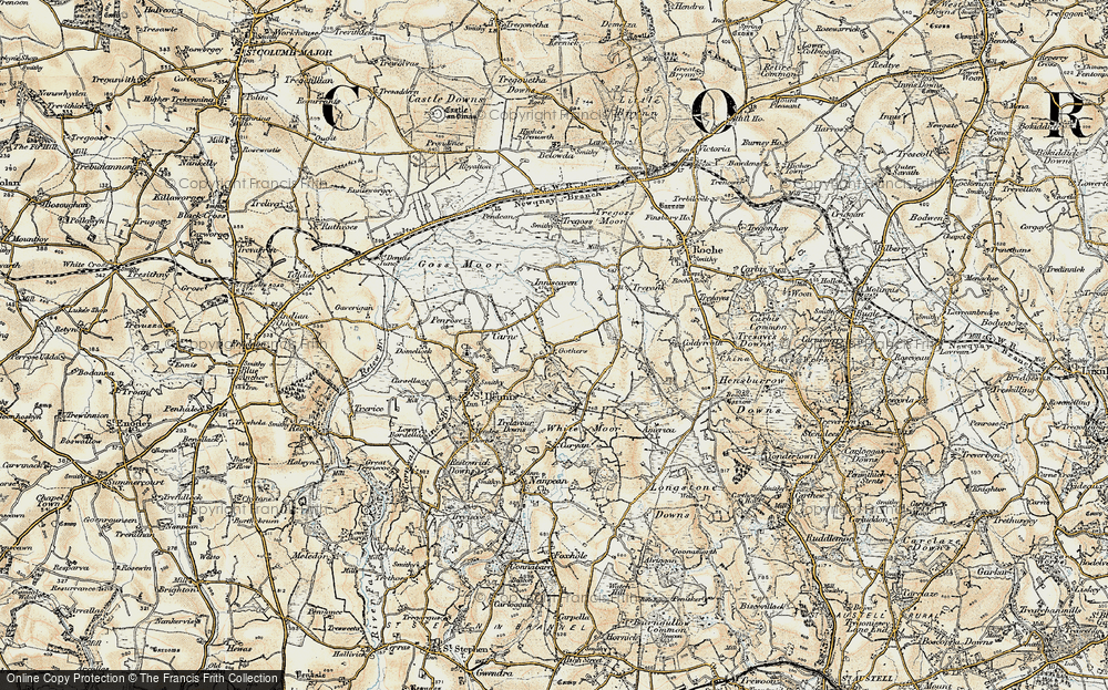 Old Map of Gothers, 1900 in 1900