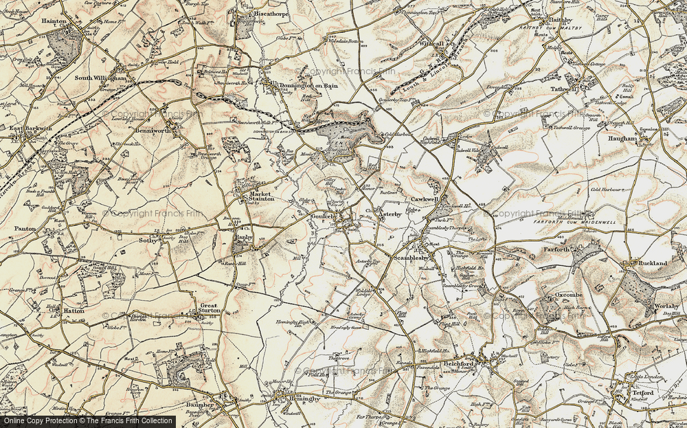 Old Map of Goulceby, 1902-1903 in 1902-1903