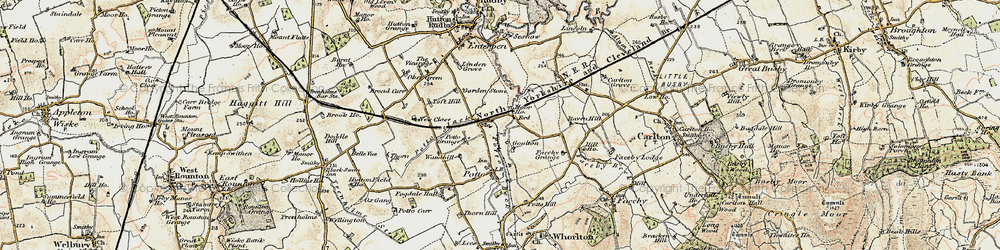 Old map of Goulton in 1903-1904