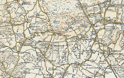 Old map of Gover Hill in 1897-1898
