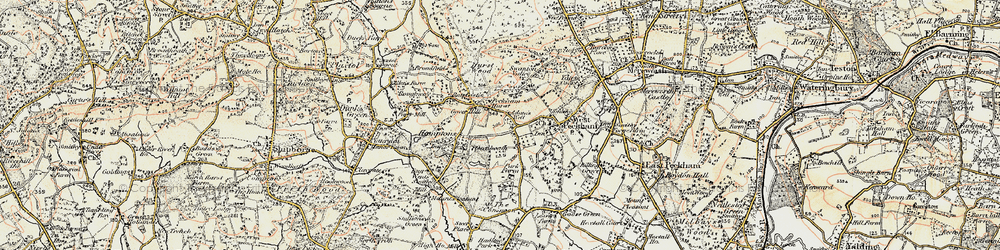 Old map of Gover Hill in 1897-1898