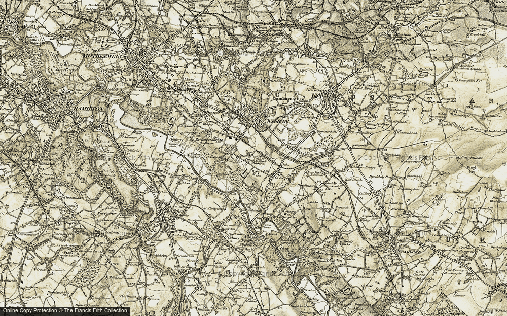 Old Map of Gowkthrapple, 1904-1905 in 1904-1905