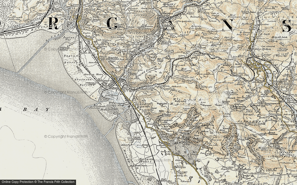 Old Map of Goytre, 1900-1901 in 1900-1901