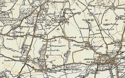 Old map of Sheepstead Folly in 1897-1899