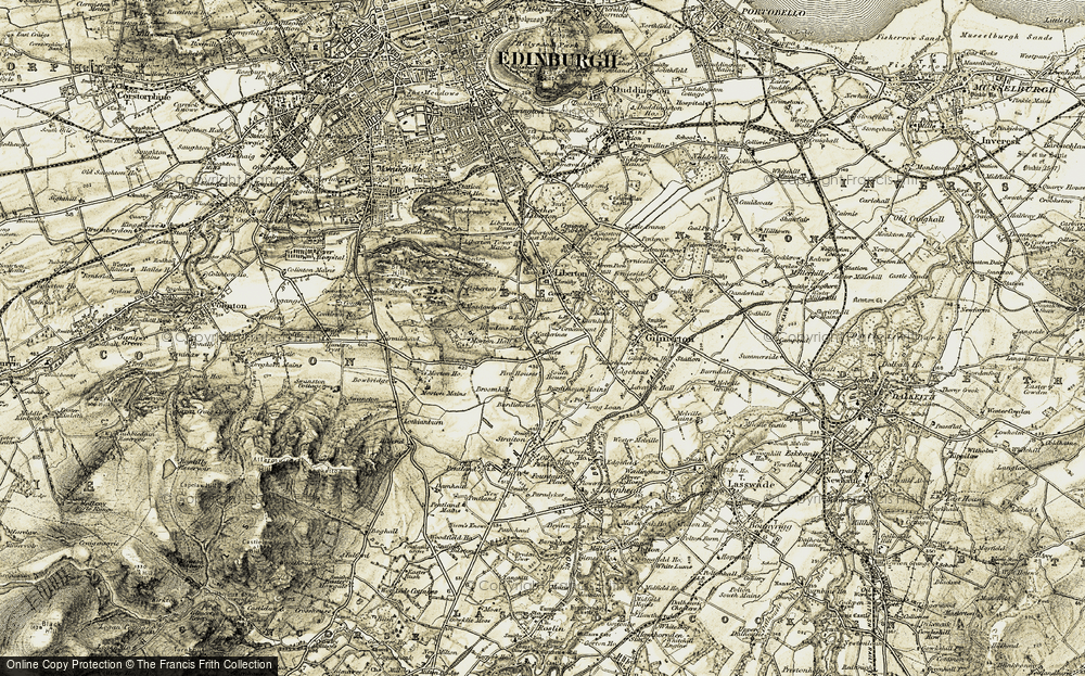 Old Map of Gracemount, 1903-1904 in 1903-1904