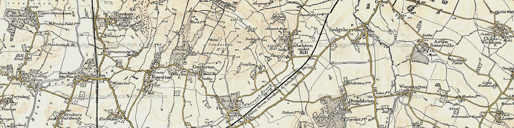 Old map of Grafton in 1899-1901