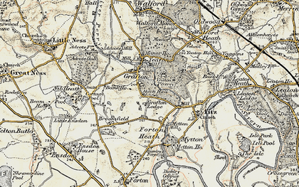 Old map of Grafton in 1902