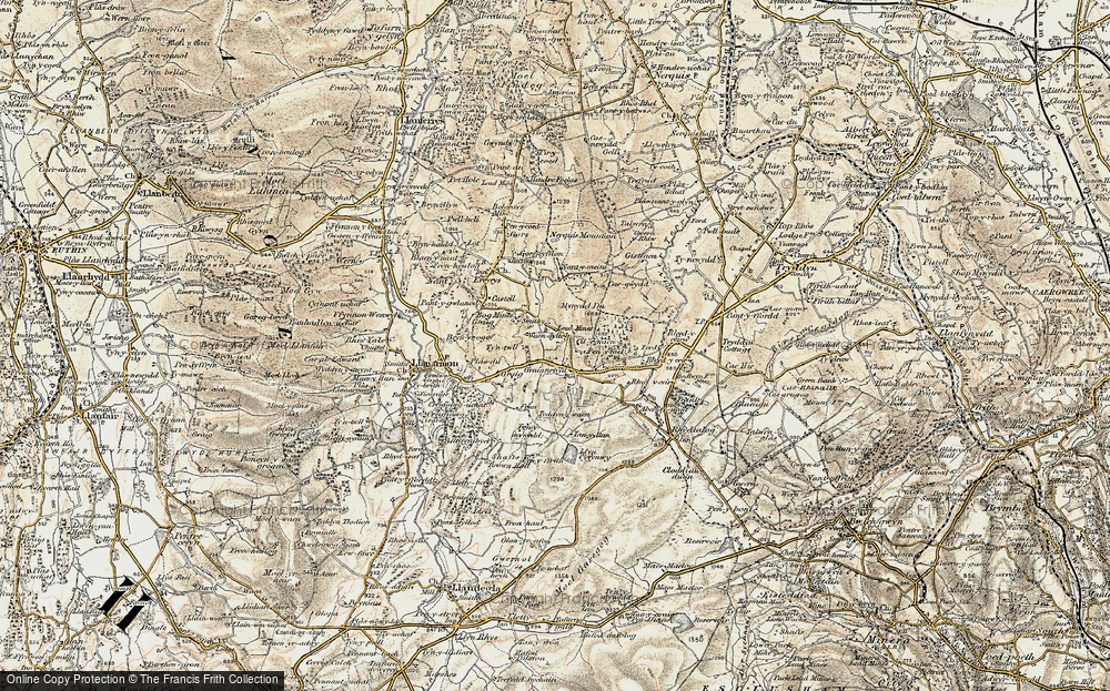 Old Map of Graianrhyd, 1902-1903 in 1902-1903