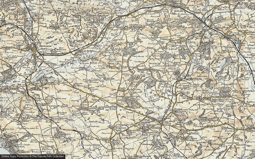Old Map of Graig Penllyn, 1899-1900 in 1899-1900