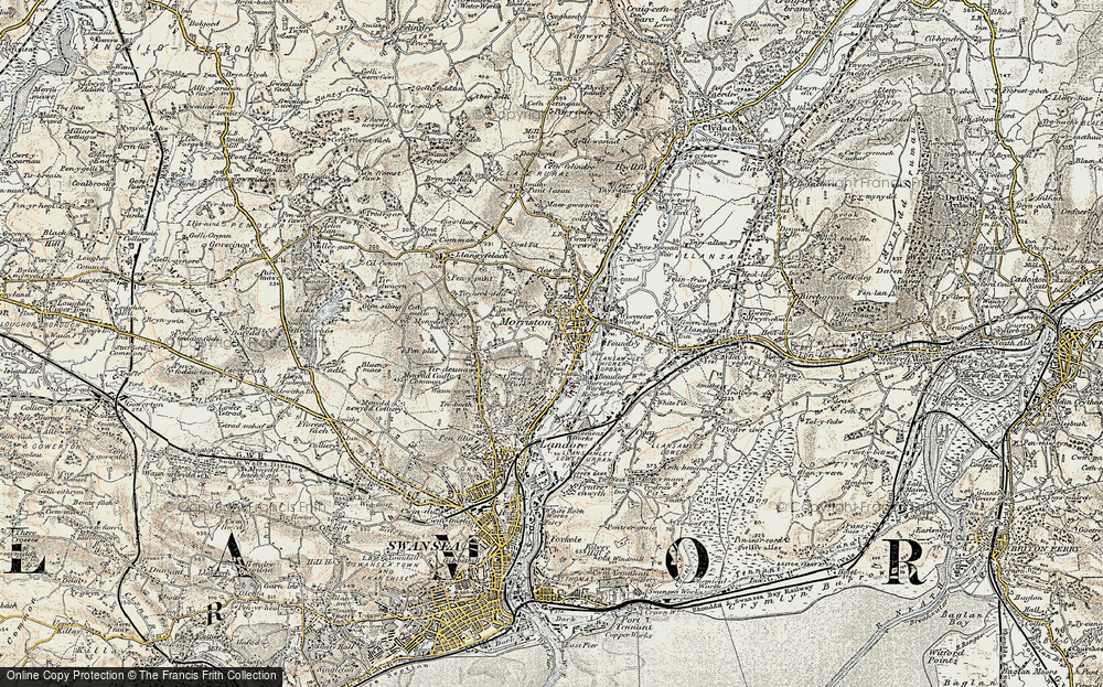 Old Map of Graig Trewyddfa, 1900-1901 in 1900-1901