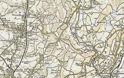 Old map of Bishop Park in 1903
