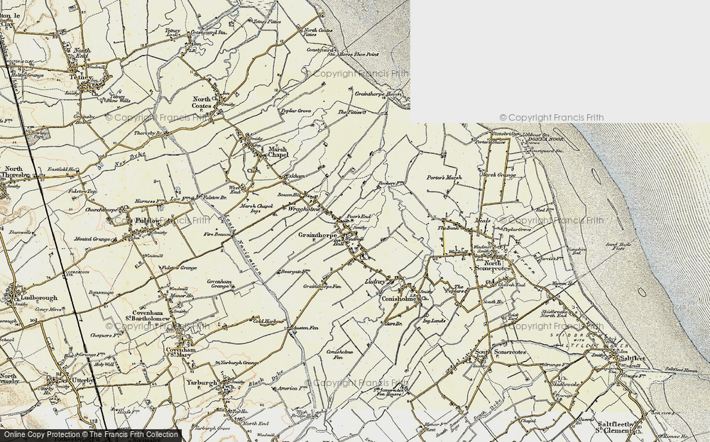 Old Map of Grainthorpe, 1903-1908 in 1903-1908