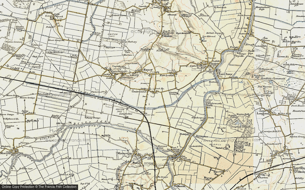 Old Map of Graiselound, 1903 in 1903
