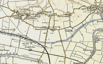 Old map of Graiselound in 1903