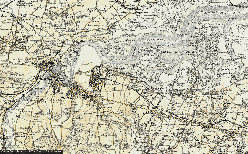 Old Map of Grange, 1897-1898 in 1897-1898