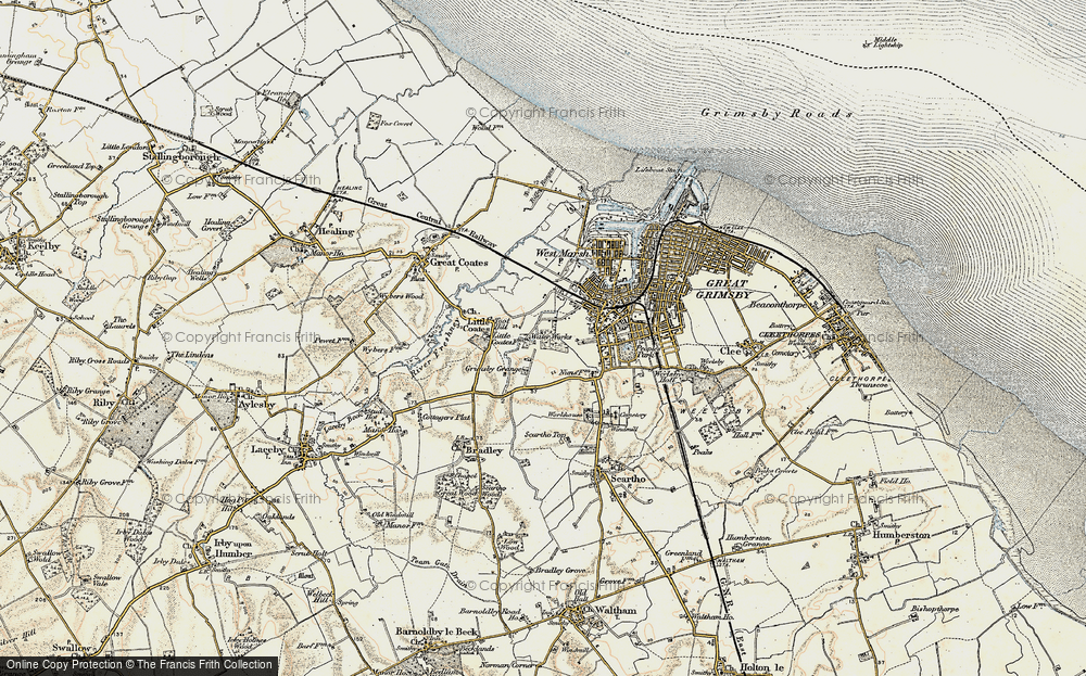 Old Map of Grange, 1903-1908 in 1903-1908