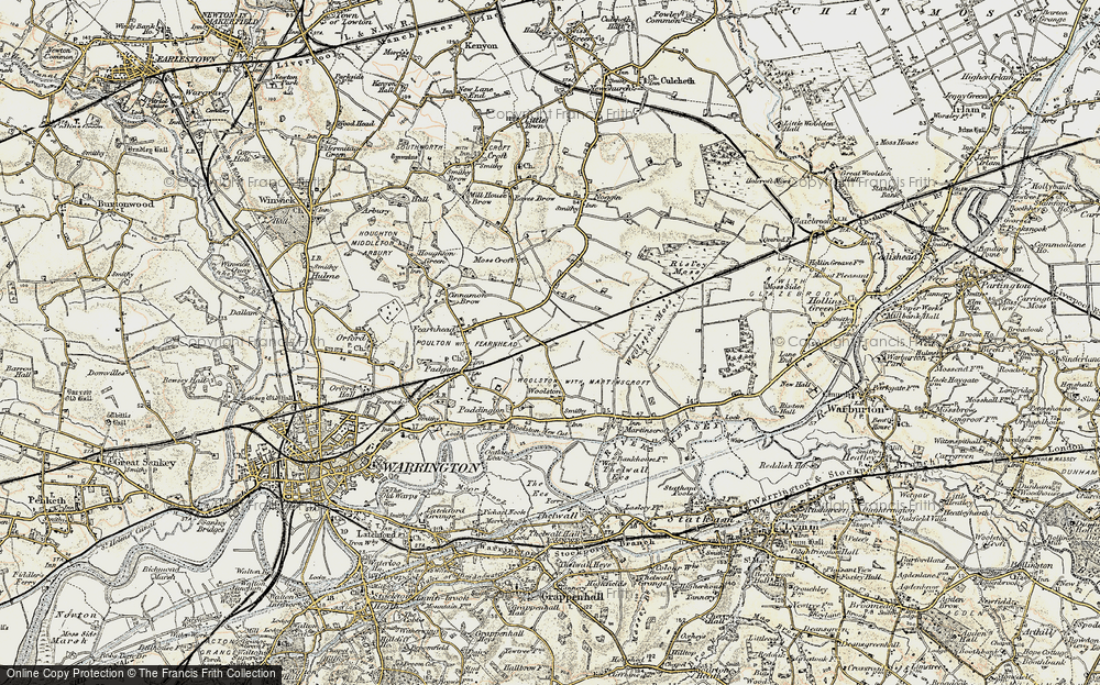 Old Map of Grange, 1903 in 1903