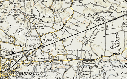 Old map of Grange in 1903