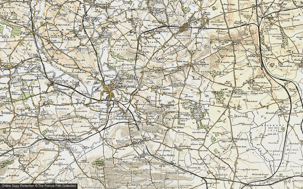 Old Map of Grange Hill, 1903-1904 in 1903-1904