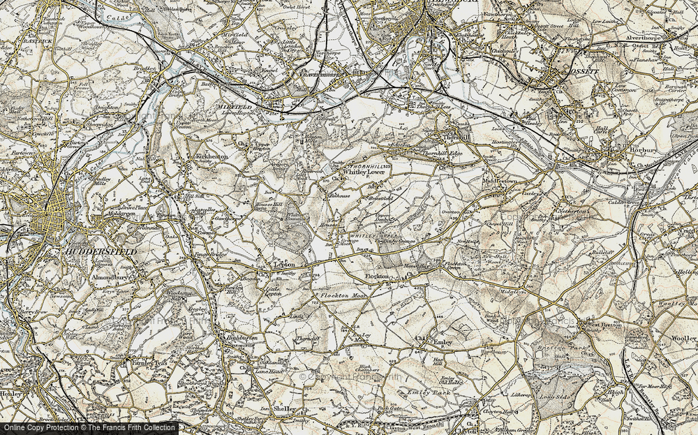 Old Map of Grange Moor, 1903 in 1903