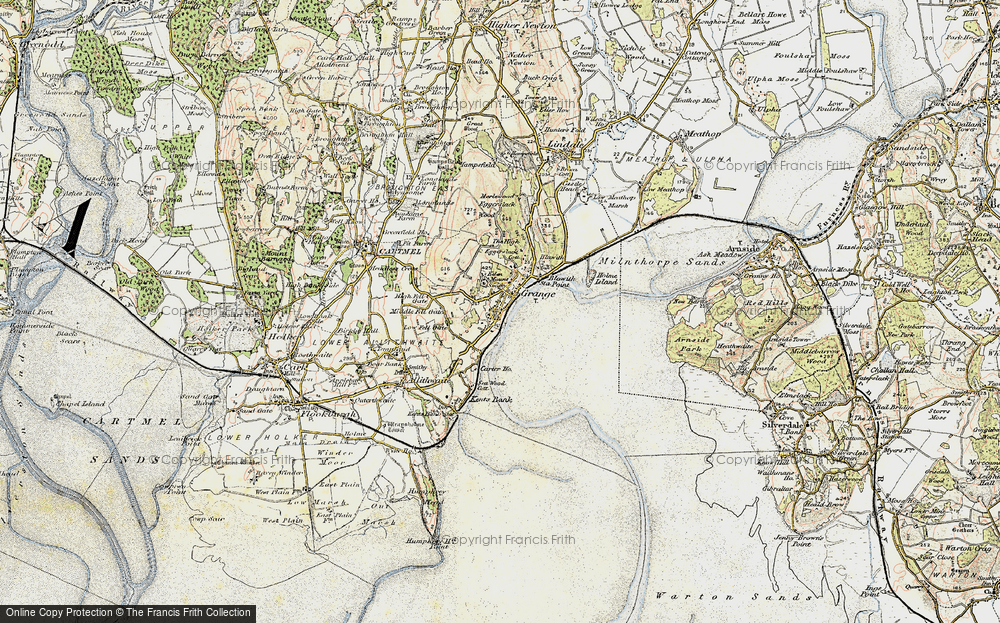 Old Map of Grange-Over-Sands, 1903-1904 in 1903-1904