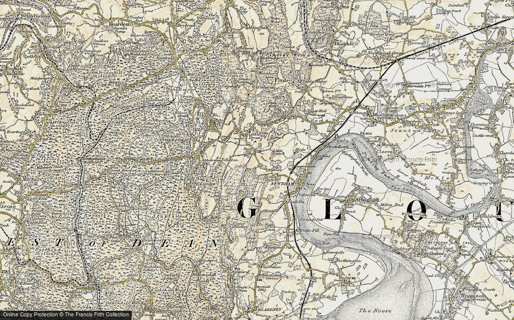Old Map of Grange Village, 1899-1900 in 1899-1900