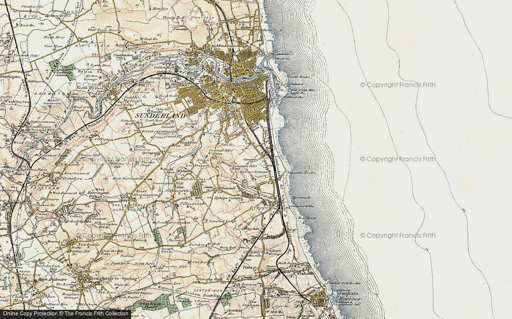 Old Map of Grangetown, 1901-1904 in 1901-1904
