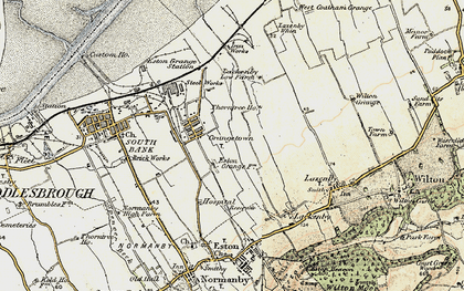 Old map of Grangetown in 1903-1904