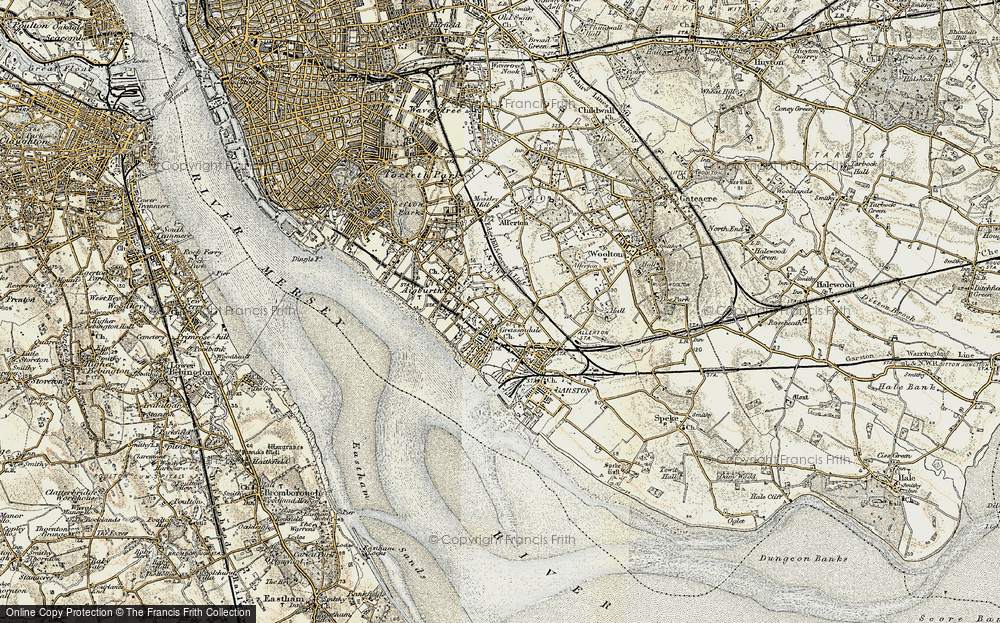 Old Map of Grassendale, 1902-1903 in 1902-1903