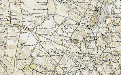 Old map of Grassgarth in 1901-1904