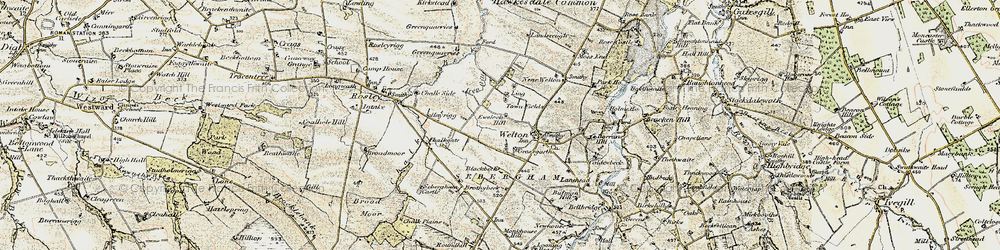 Old map of Grassgarth in 1901-1904