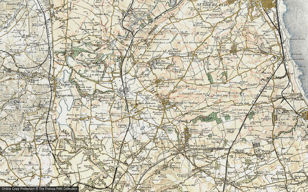 Old Map of Grasswell, 1901-1904 in 1901-1904