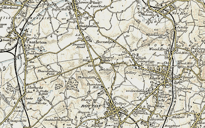 Old map of Gravel Hole in 1903