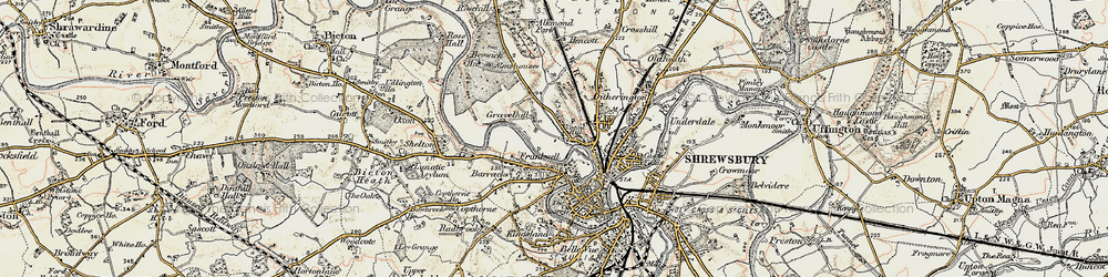 Old map of Gravelhill in 1902