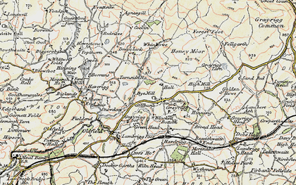 Old map of Grayrigg in 1903-1904
