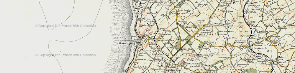 Old map of Grayson Green in 1901-1904